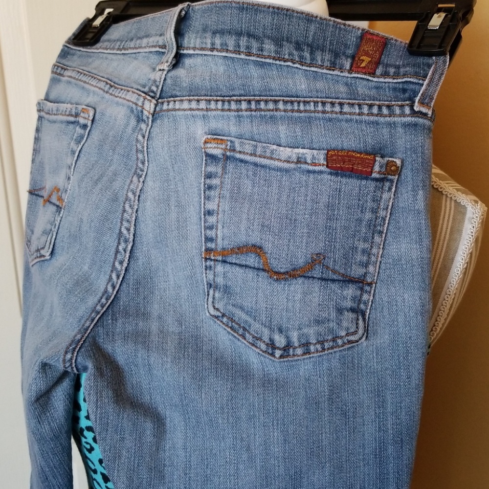 7 For All mankind blue jeans, sz 29
